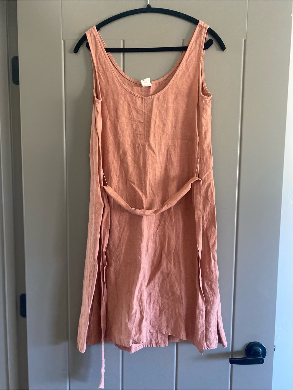 Eve Gravel 100% Linen Dress